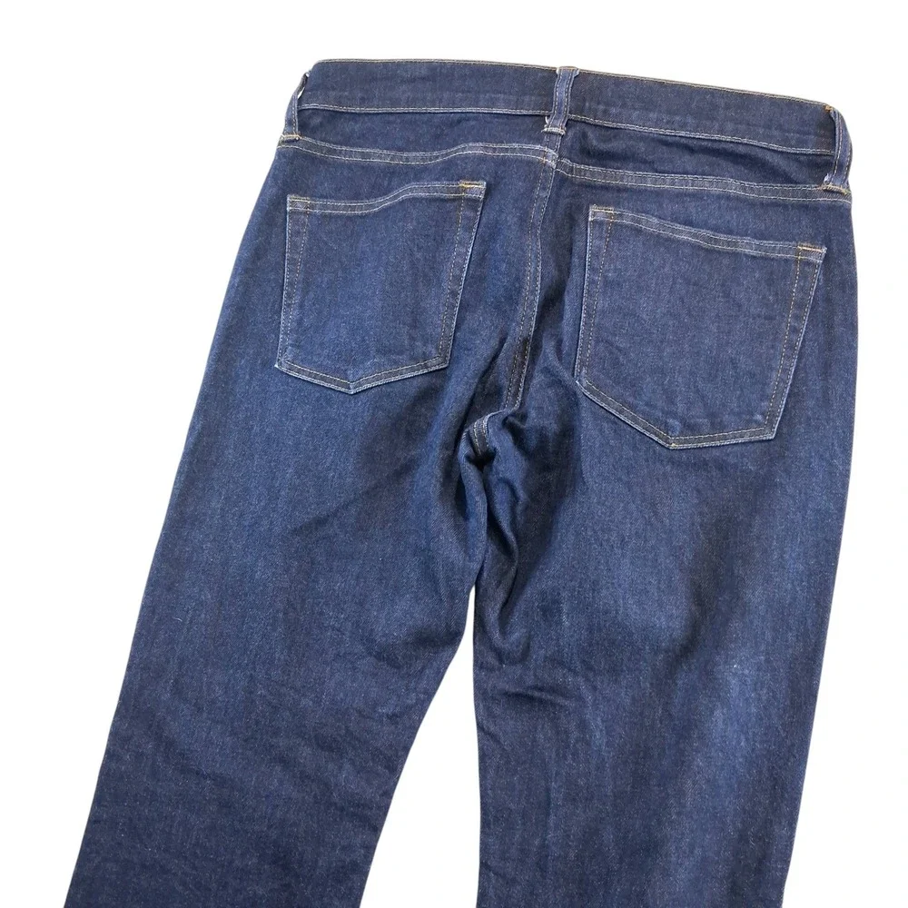 J. Crew Jeans Mens 31x32 484 Slim Fit Dark Indigo Blue Stretch Denim